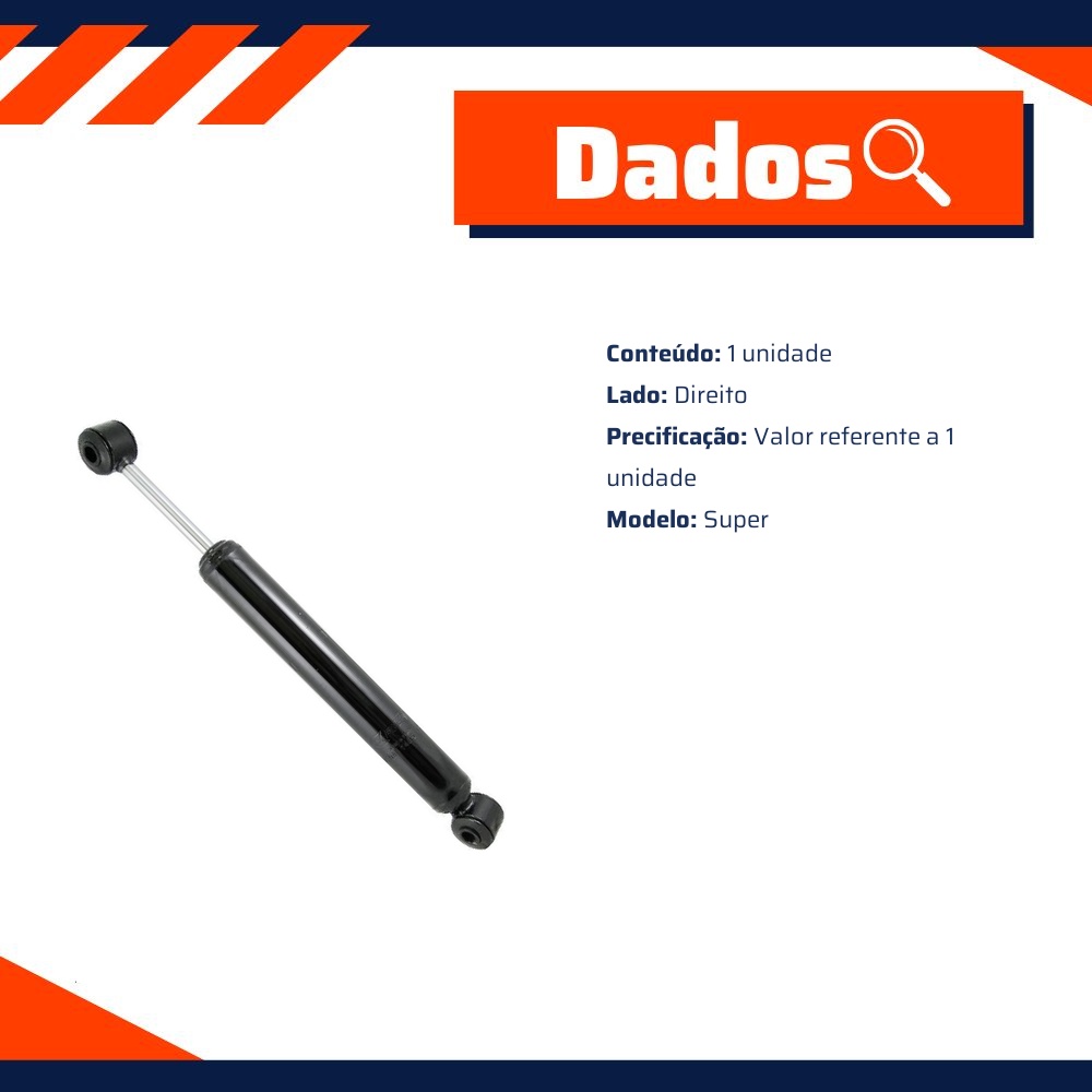 Amortecedor Lado Direito da Direção para Ford F-250 - Cofap - CB27308