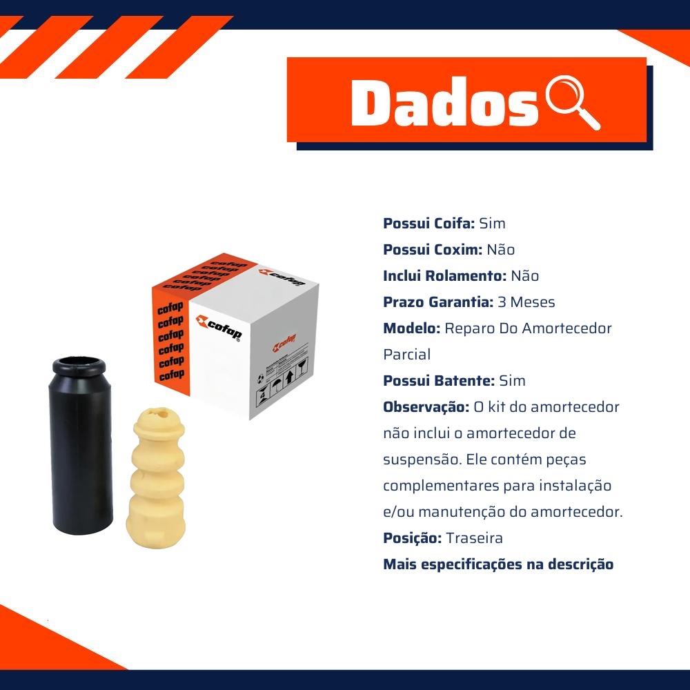 Kit Suspensão Traseira - Cofap - KSC01209S