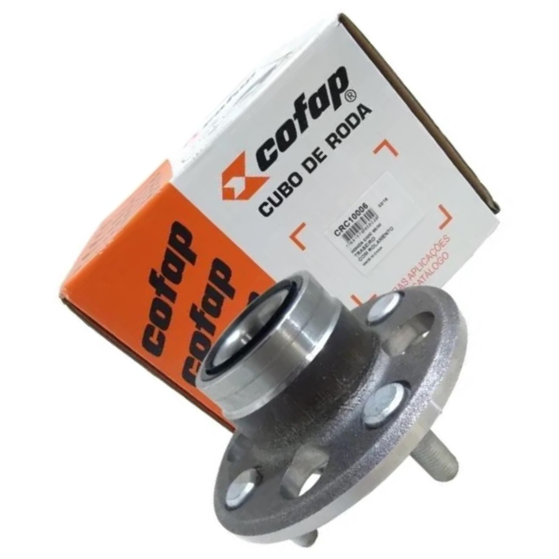 Cubo de Roda Traseiro Direito ou Esquerdo 4 Furos com Rolamento sem ABS para Honda Civic - Cofap - CRC10006