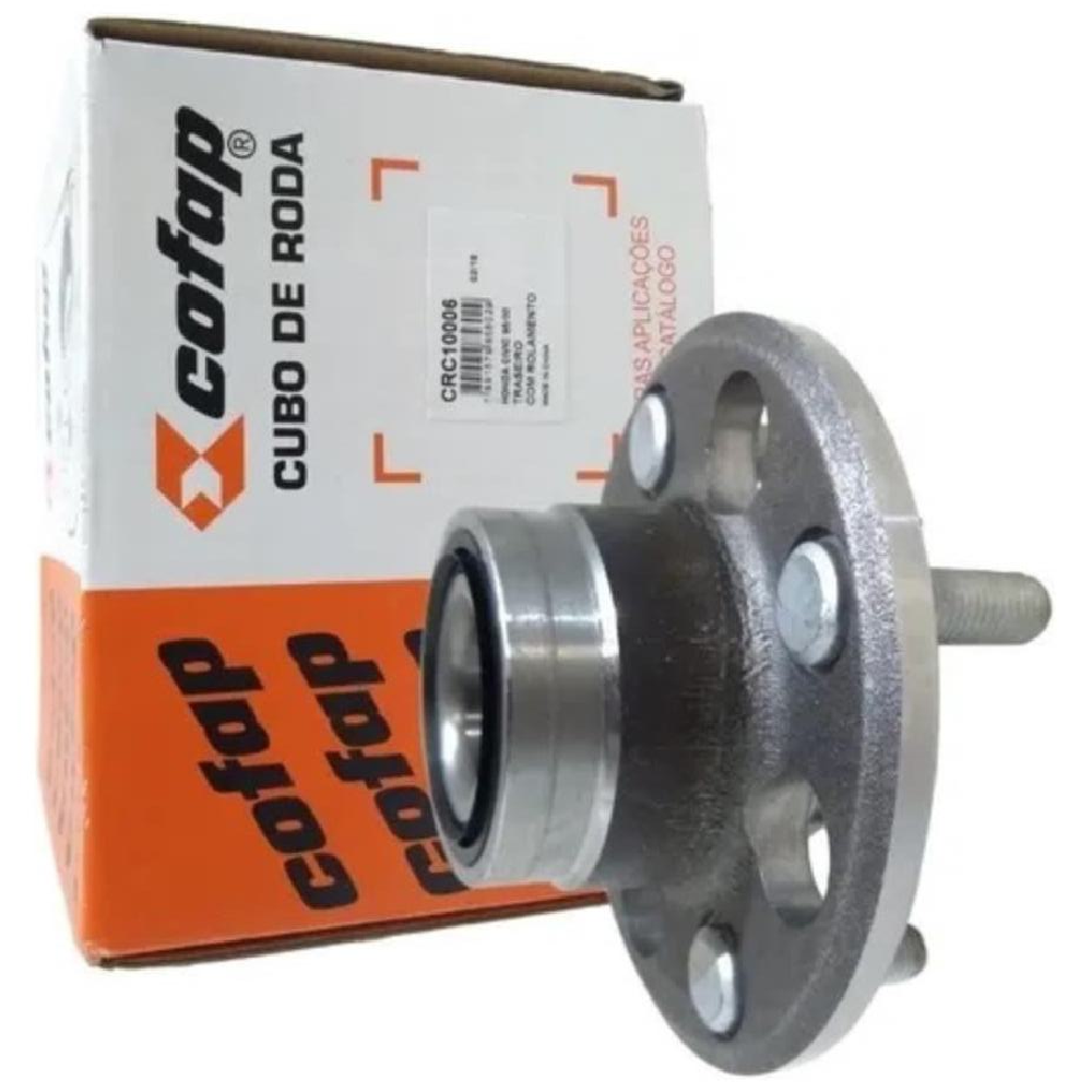 Cubo de Roda Traseiro Direito ou Esquerdo 4 Furos com Rolamento sem ABS para Honda Civic - Cofap - CRC10006