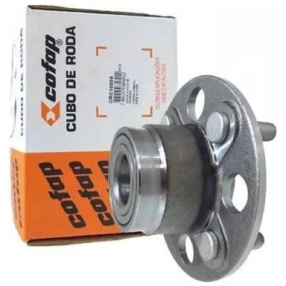 Cubo de Roda Traseiro Direito ou Esquerdo com Rolamento sem ABS para Honda Civic - Cofap - CRC10005