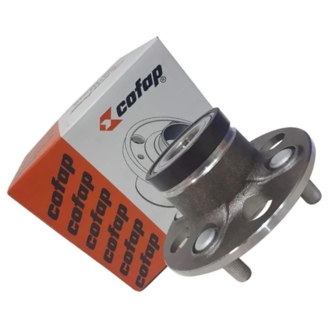 Cubo de Roda Traseiro com Rolamento e ABS para Honda City e FIT - Cofap - CRC10007
