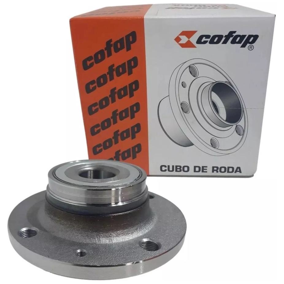 Cubo de Roda Traseiro 4 Furos com Rolamento sem ABS para Peugeot 206 e 206 SW - Cofap - CRC17003