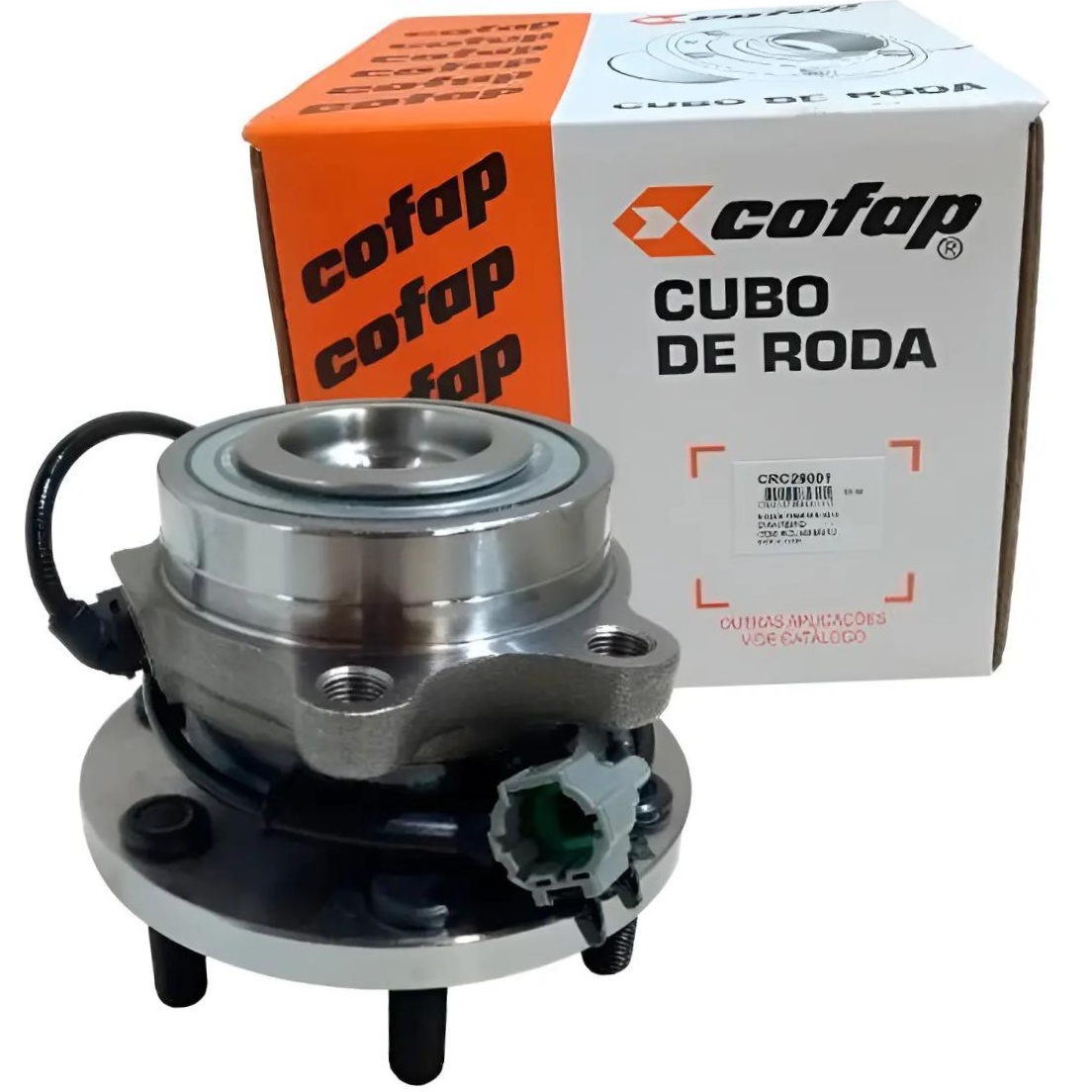 Cubo de Roda Dianteiro Direito ou Esquerdo com Rolamento e ABS para Nissan Frontier - Cofap - CRC29001