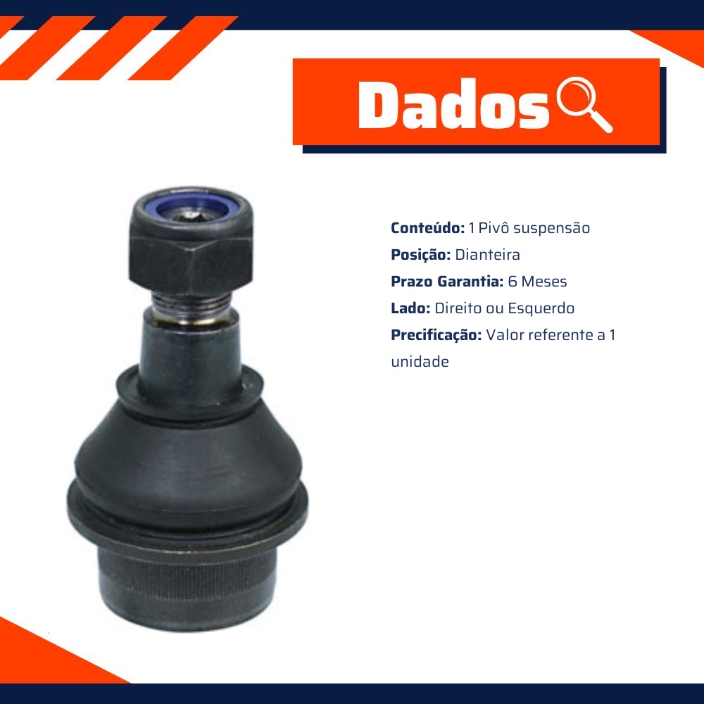 Pivô Suspensão Direito Ou Esquerdo - Cofap - PSC02001M