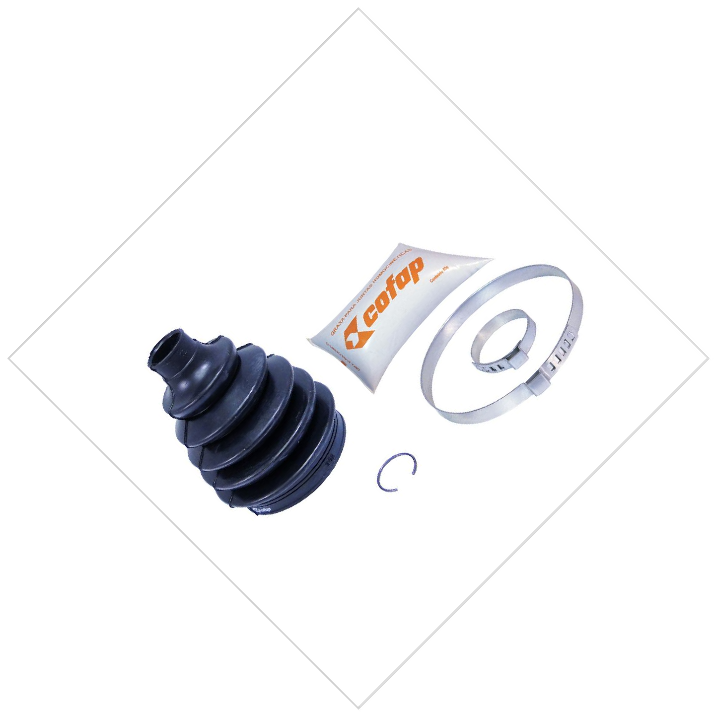 Kit Reparo Junta Fixa Roda Chevrolet Agile - Cofap - KJH04204