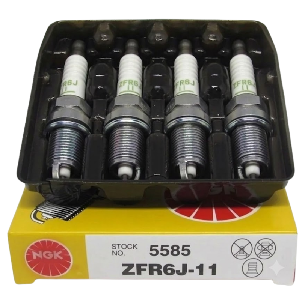 Kit 4 Vela de Ignição Green - NGK - ZFR6J-11