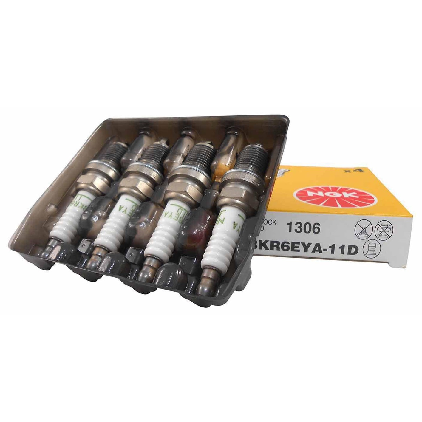 Kit 4 Vela de Ignição Green - NGK - BKR6EYA-11D