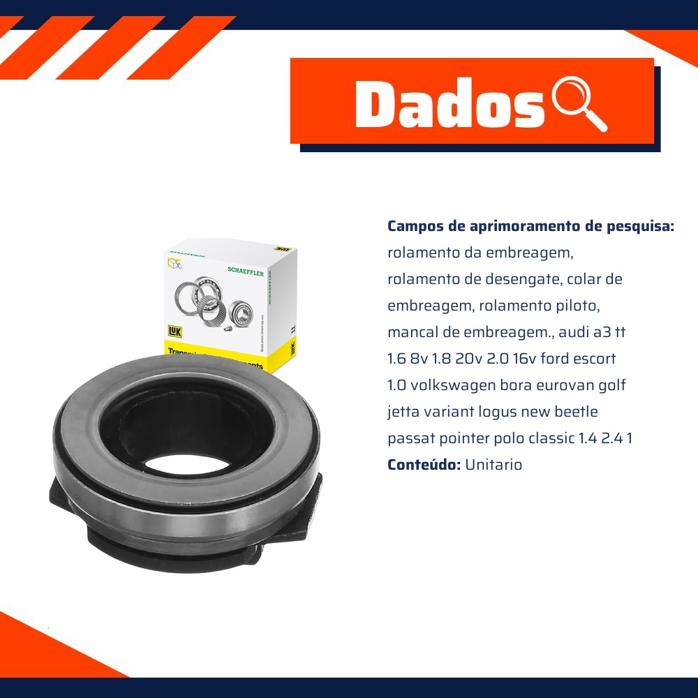 Rolamento DA Embreagem - LuK - 500 0440 10