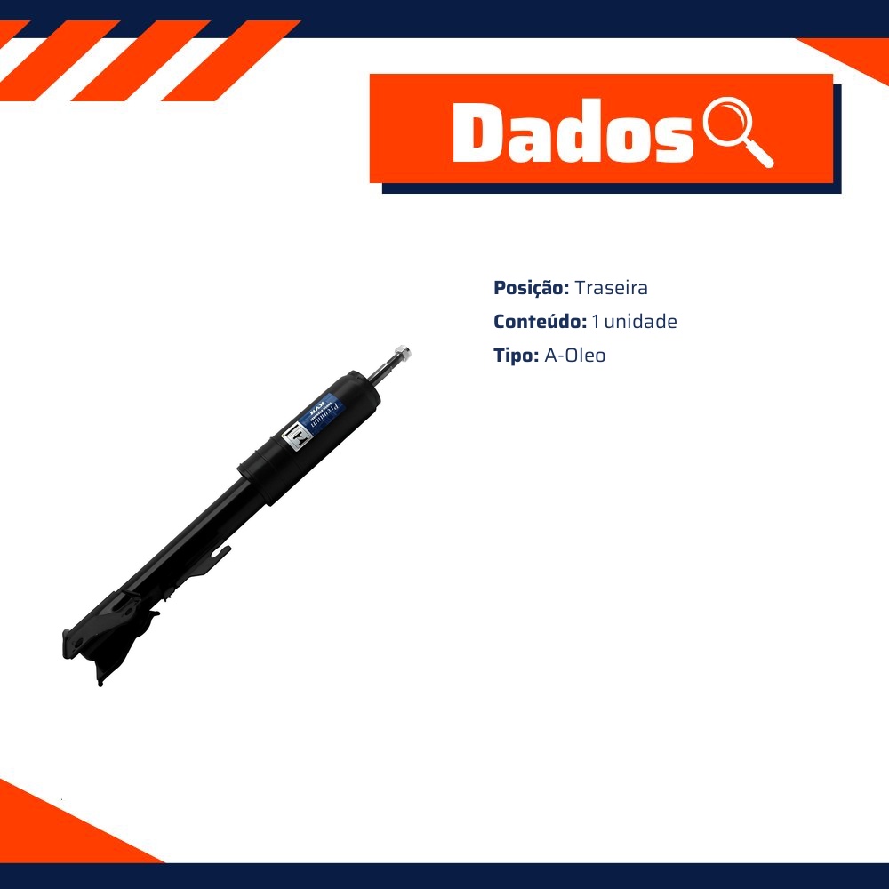 Amortecedor Premium Traseiro da Suspensão - KYB - 633277