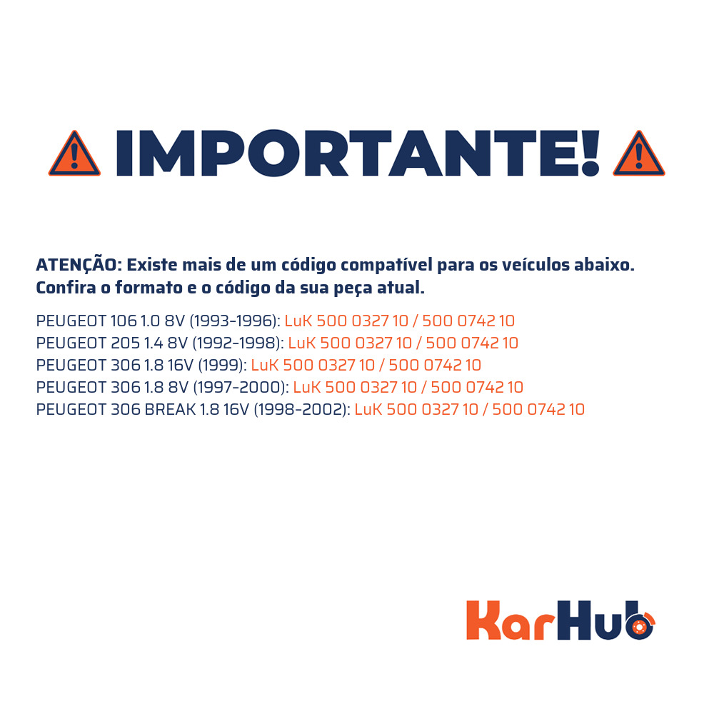 Rolamento DA Embreagem - LuK - 500 0327 10