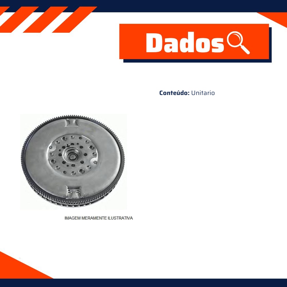 Volante do Motor para Volkswagen Amarok - LuK - 415 0646 10