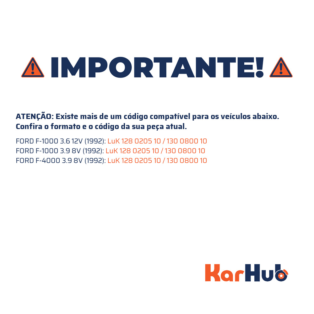 Platô de Embreagem - LuK - 128 0205 10