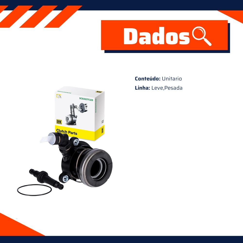 Atuador de Embreagem para Chevrolet Onix - LuK - 510 0073 10
