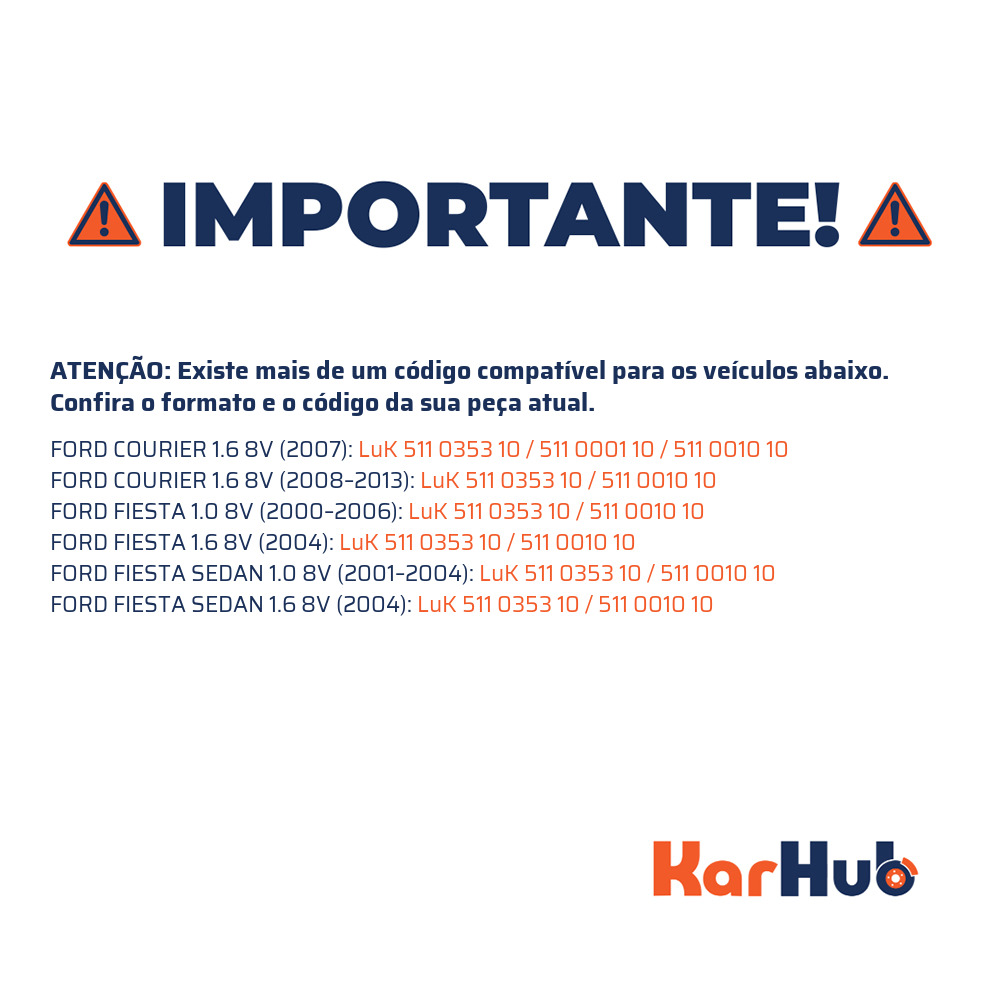 Cilindro Mestre de Embreagem - LuK - 511 0353 10