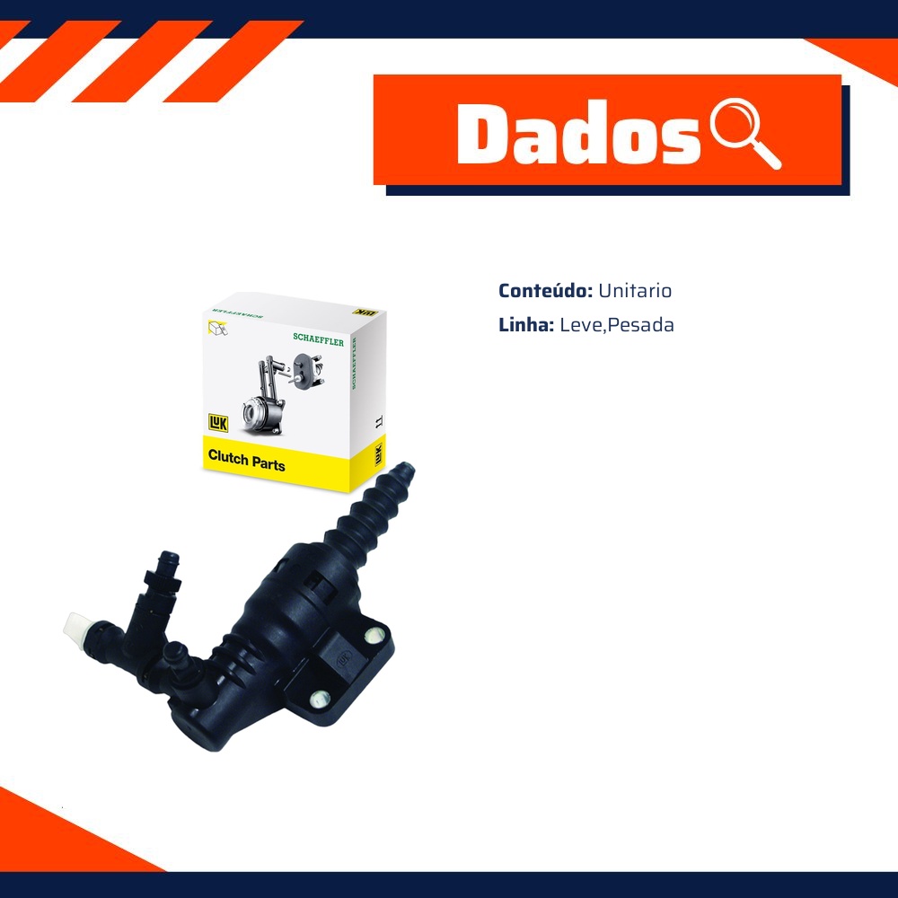 Cilindro Auxiliar de Embreagem para Fiat Uno - LuK - 512 0001 10