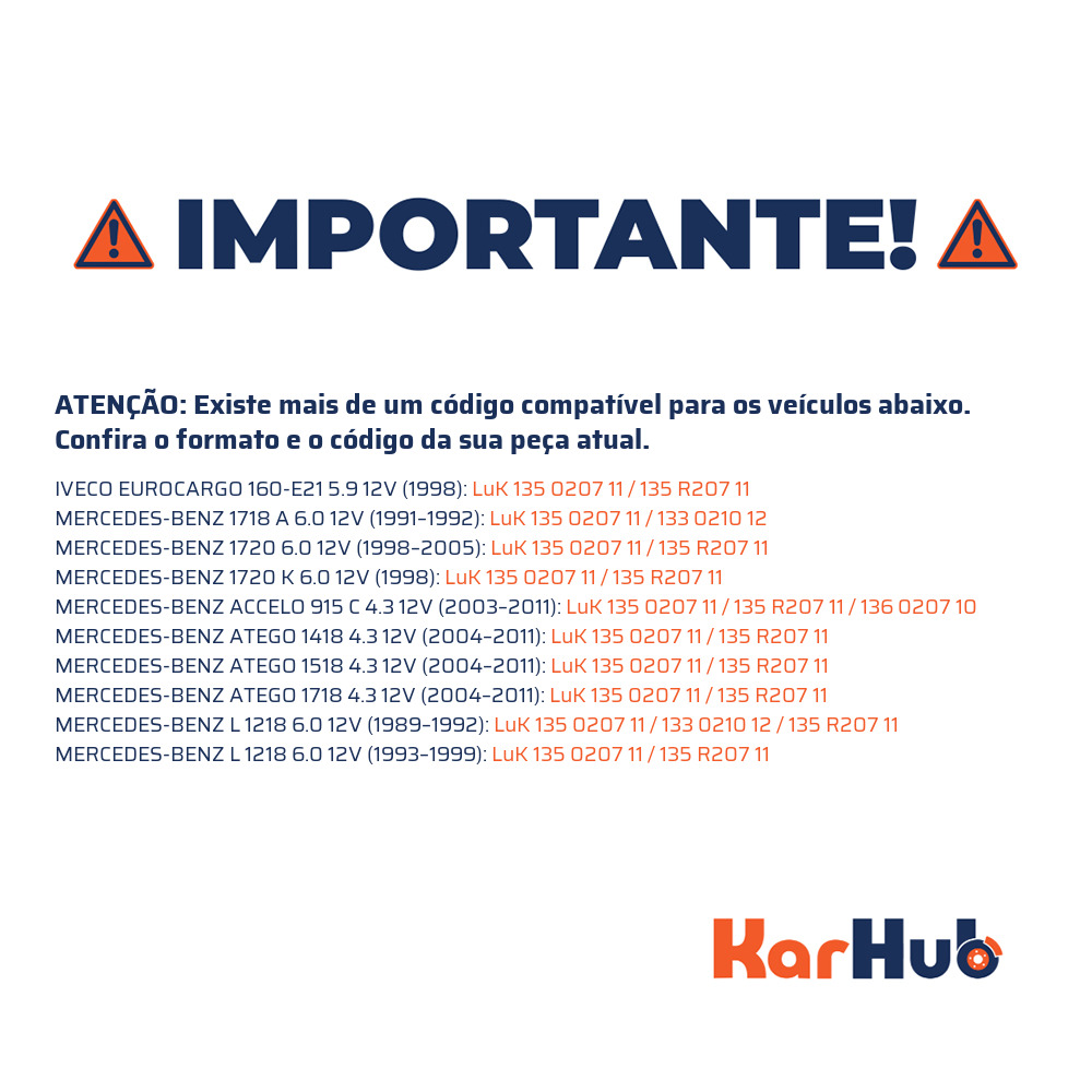 Platô de Embreagem - LuK - 135 0207 11