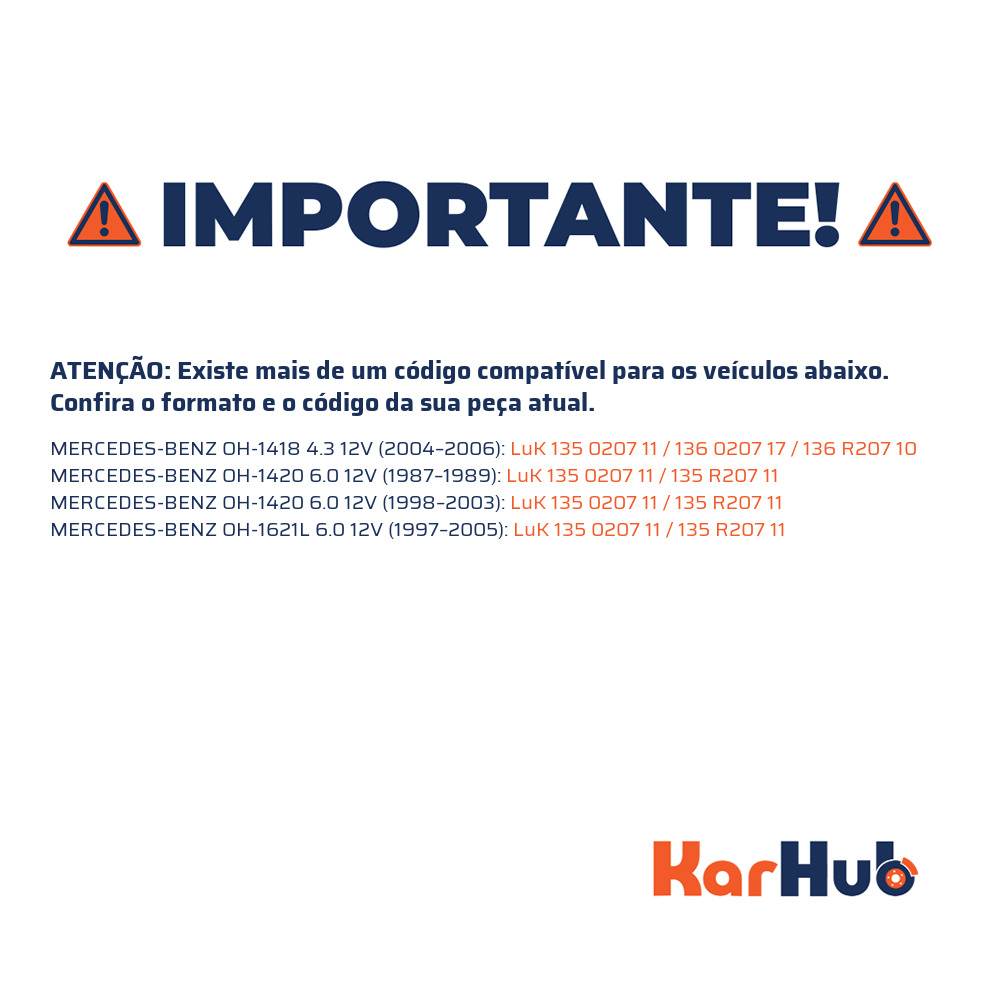 Platô de Embreagem - LuK - 135 0207 11