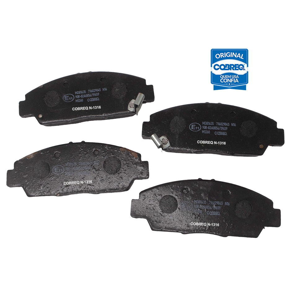 Pastilha de Freio Dianteira para Honda Accord e Prelude - Cobreq - N-1316