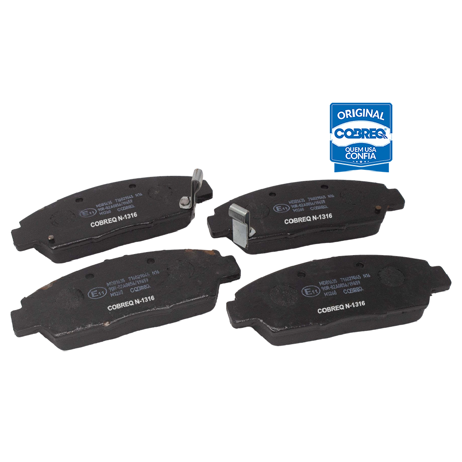 Pastilha de Freio Dianteira para Honda Accord e Prelude - Cobreq - N-1316