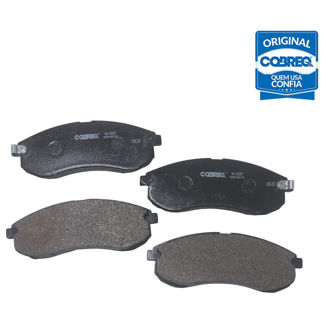 Pastilha de Freio Dianteira para Mitsubishi L200 e Pajero Sport - Cobreq - N-1337