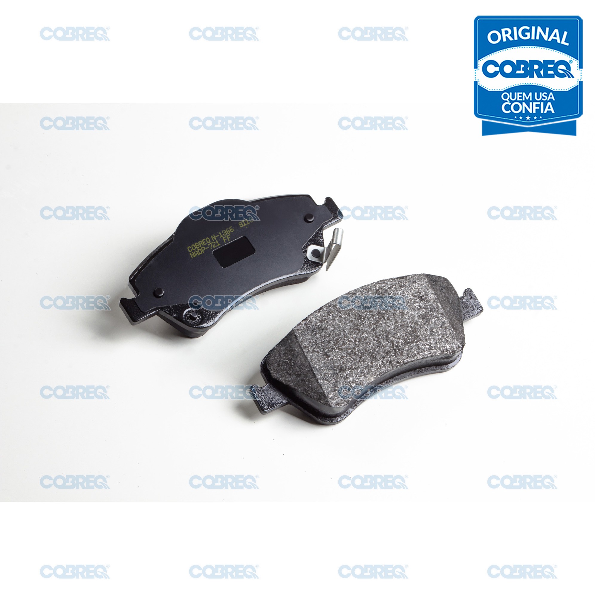 Pastilha de Freio Dianteira para Toyota Corolla e Fielder - Cobreq - N-1366