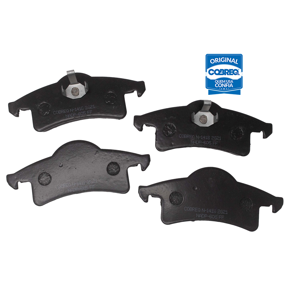 Pastilha de Freio Traseira para Jeep Grand Cherokee - Cobreq - N-1418