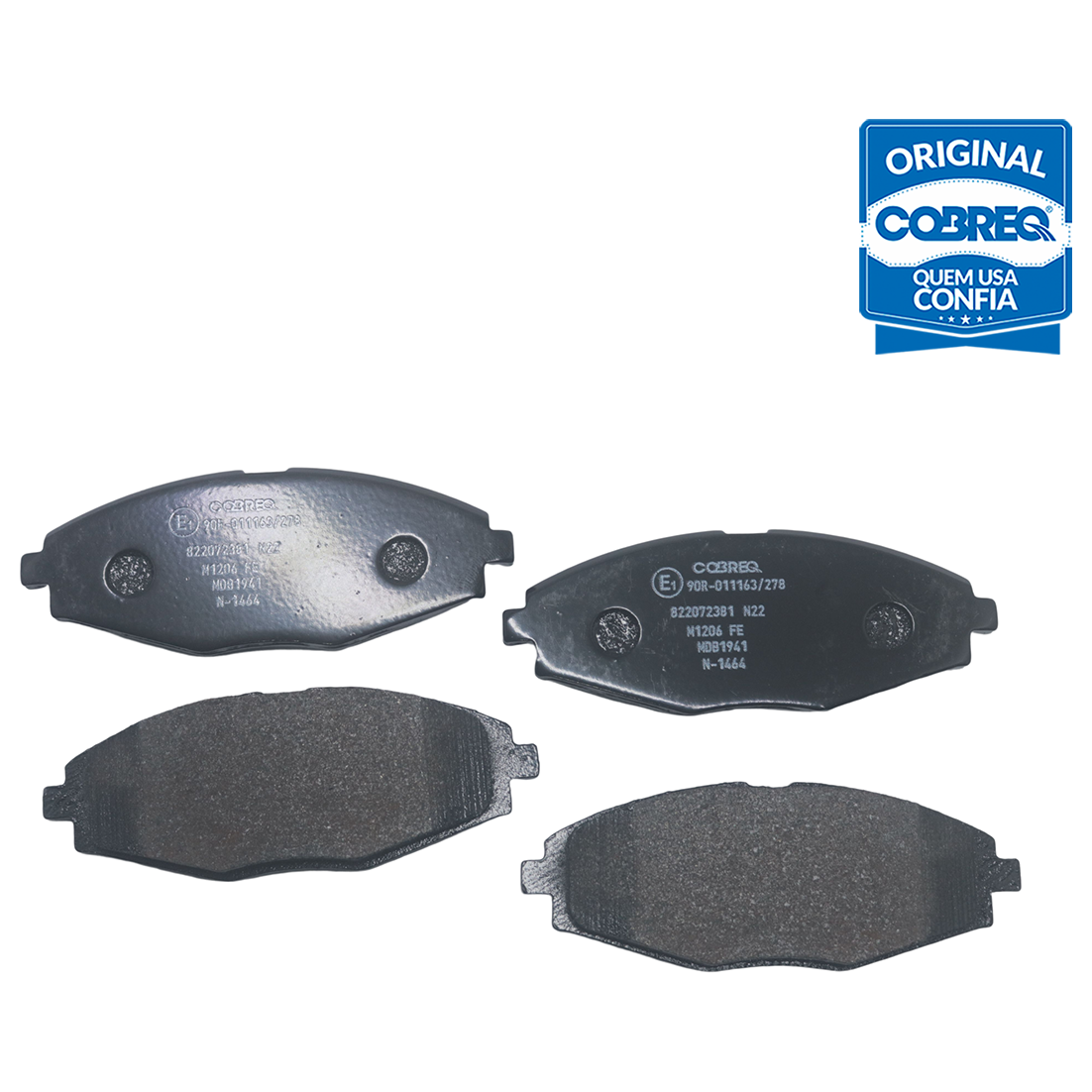 Pastilha de Freio Dianteira para Chery QQ - Cobreq - N-1464