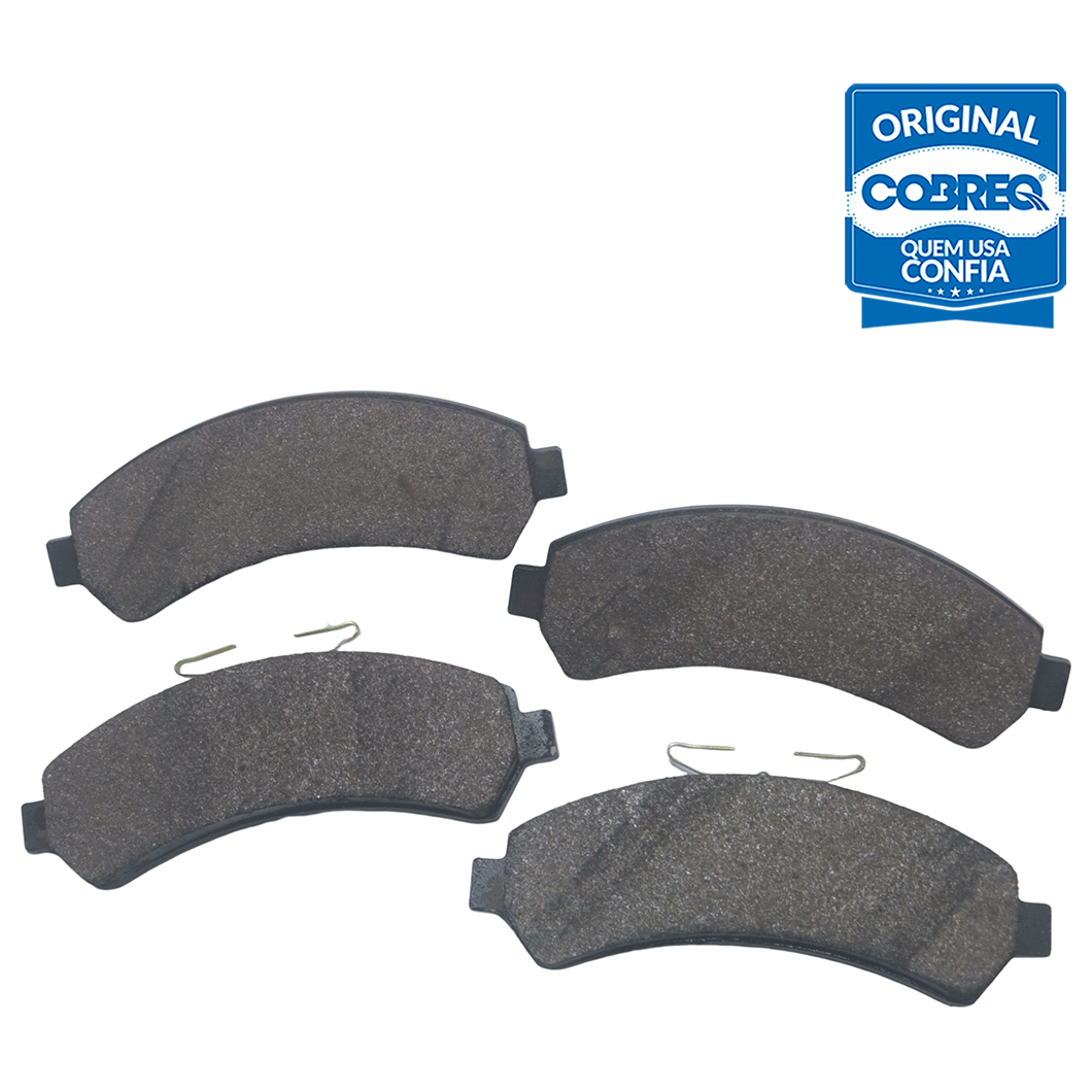 Pastilha de Freio Dianteira para Chevrolet Blazer e S10 - Cobreq - N-341