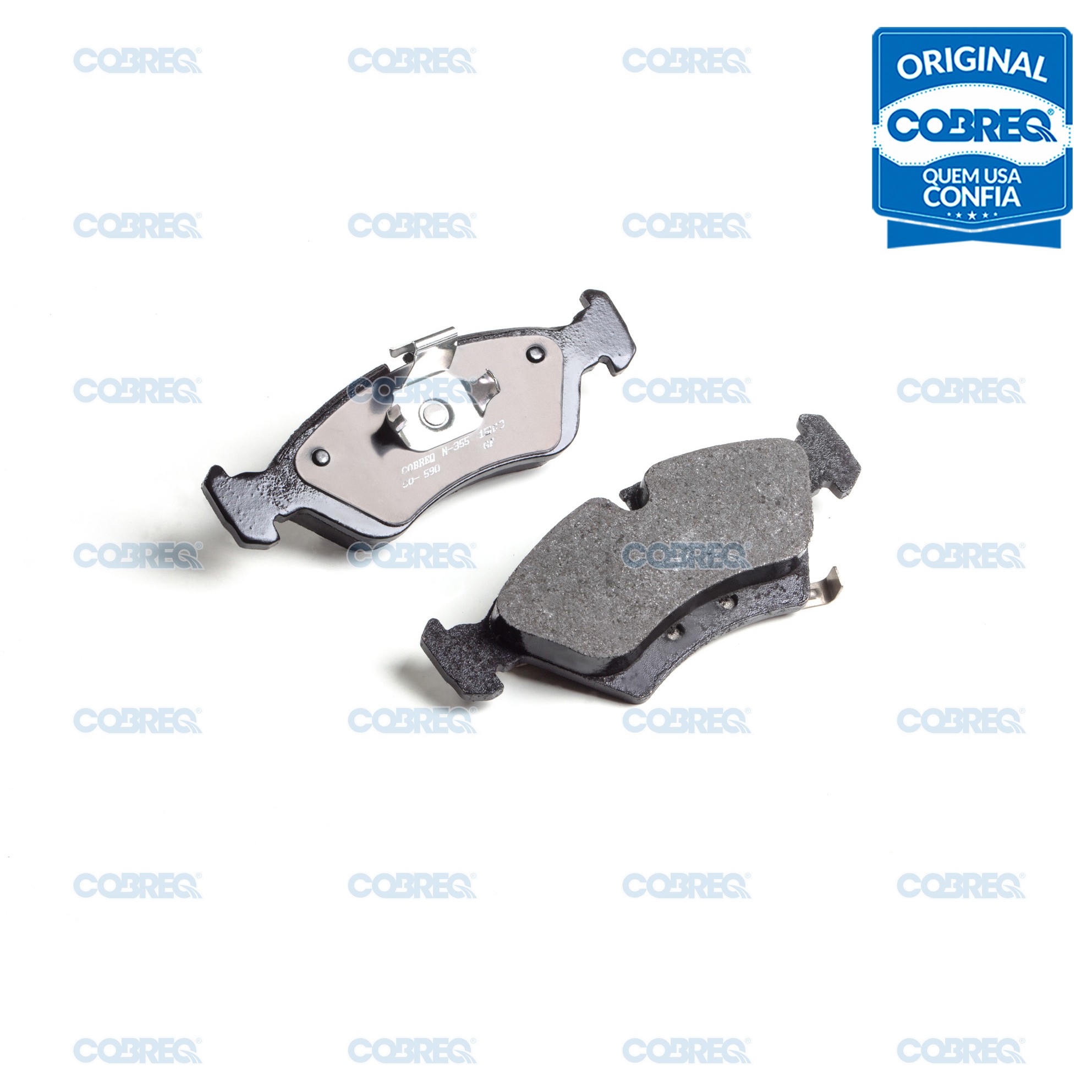 Pastilha de Freio Dianteira para Chevrolet Meriva e Zafira - Cobreq - N-355