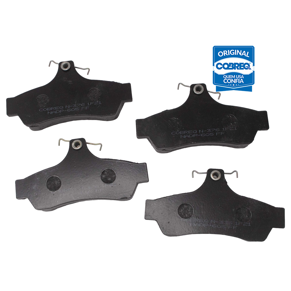 Pastilha de Freio Traseira para Chevrolet Omega - Cobreq - N-376