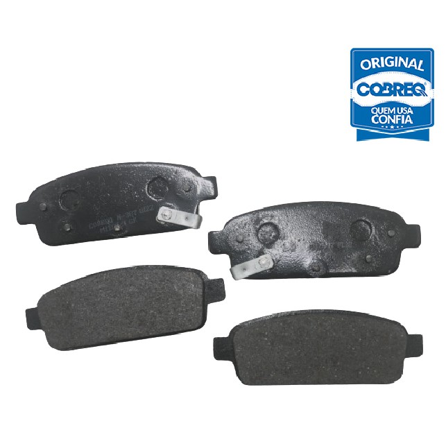 Pastilha de Freio Traseira para Chevrolet Cruze e Cruze Sport6 - Cobreq - N-387