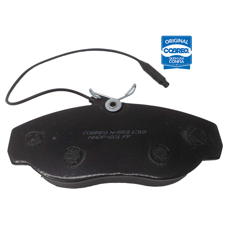 Pastilha de Freio Dianteira para Citroen Jumper e Fiat Ducato - Cobreq - N-553