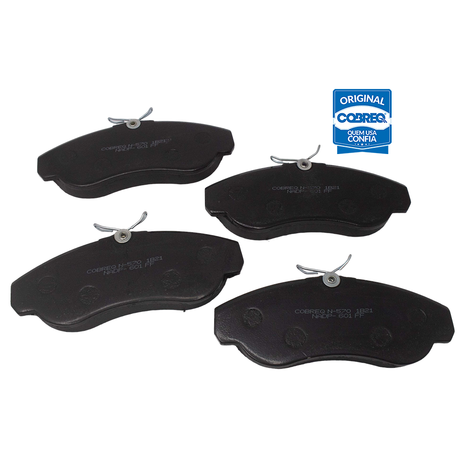 Pastilha de Freio Dianteira para Fiat Ducato - Cobreq - N-570