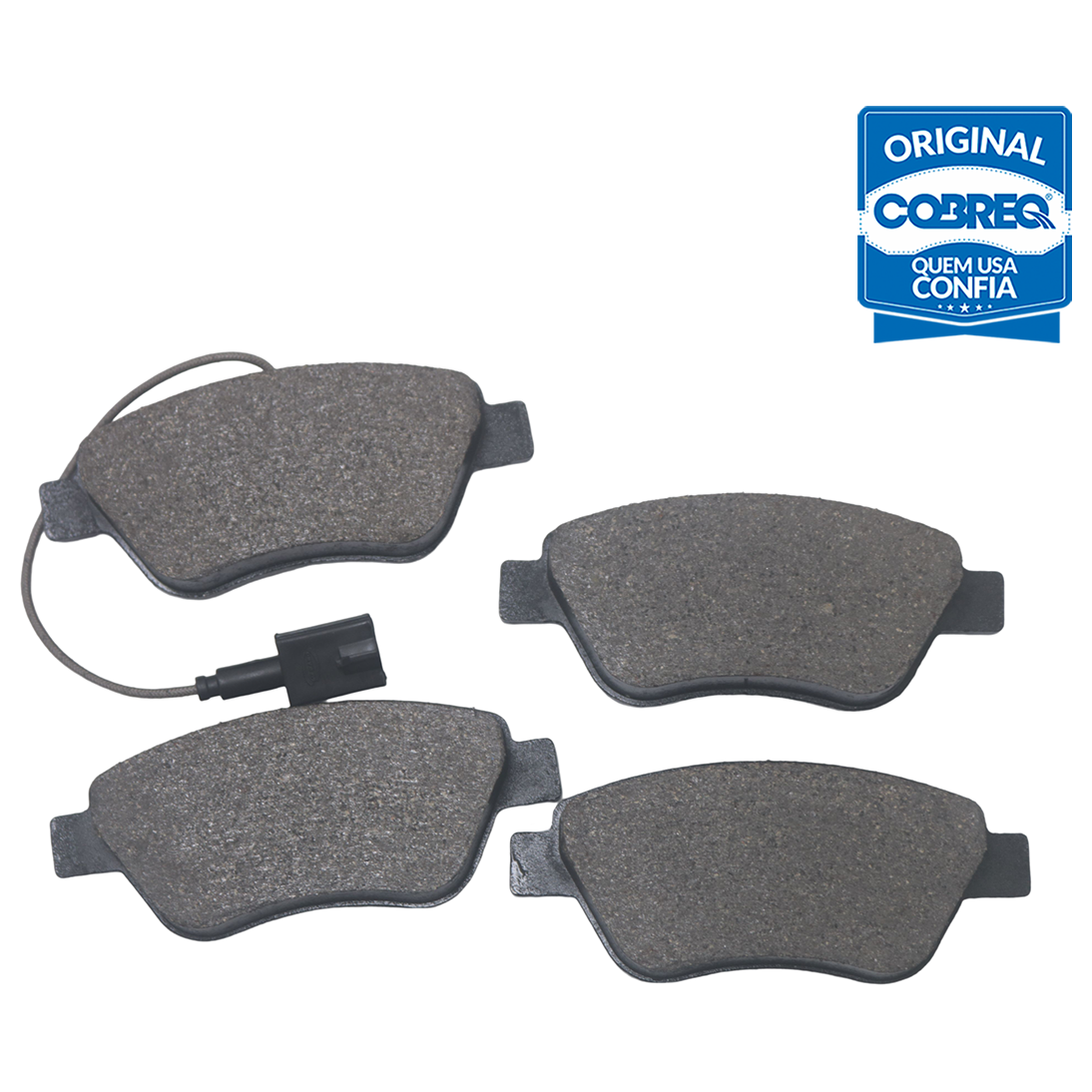 Pastilha de Freio Dianteira para Fiat 500 e Stilo - Cobreq - N-569