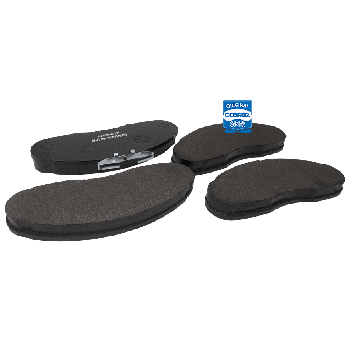 Pastilha de Freio Dianteira para Mercedes-Benz MB 180 - Cobreq - N-708