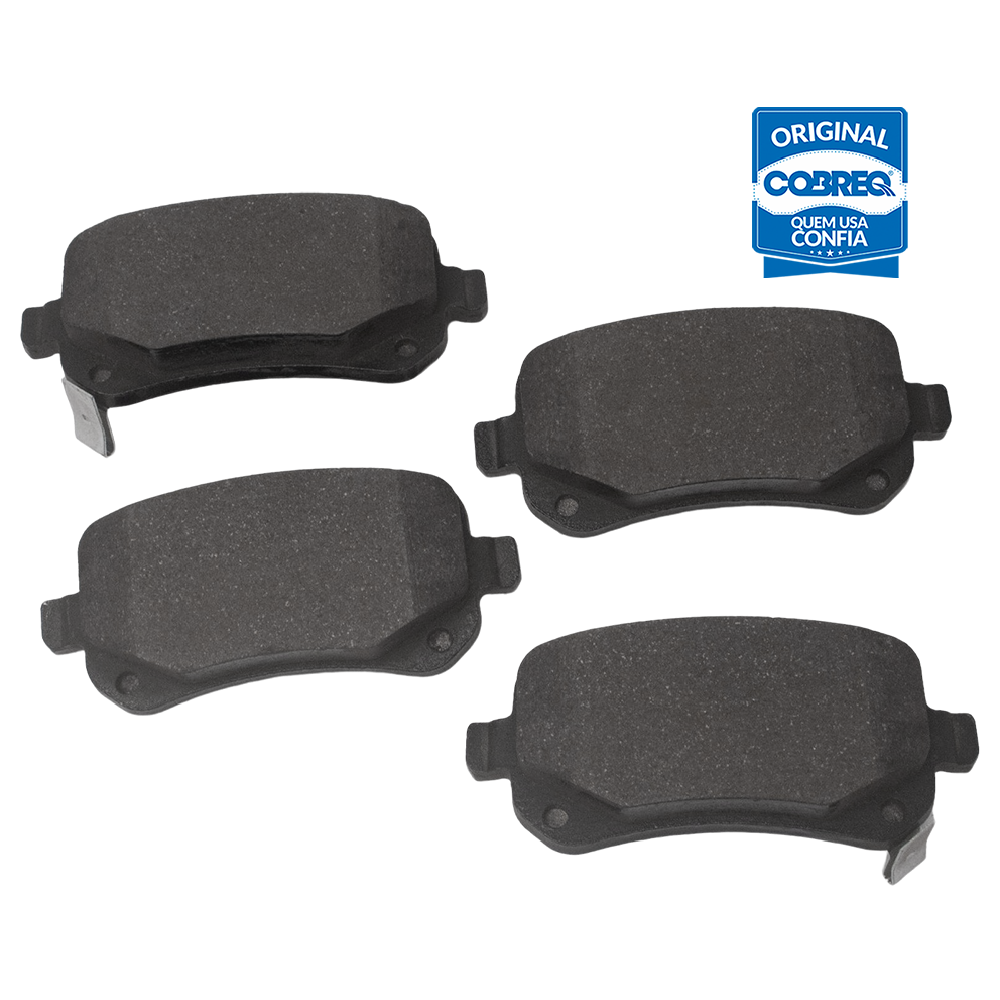Pastilha de Freio Traseira para Dodge Journey e Fiat Freemont - Cobreq - N-737