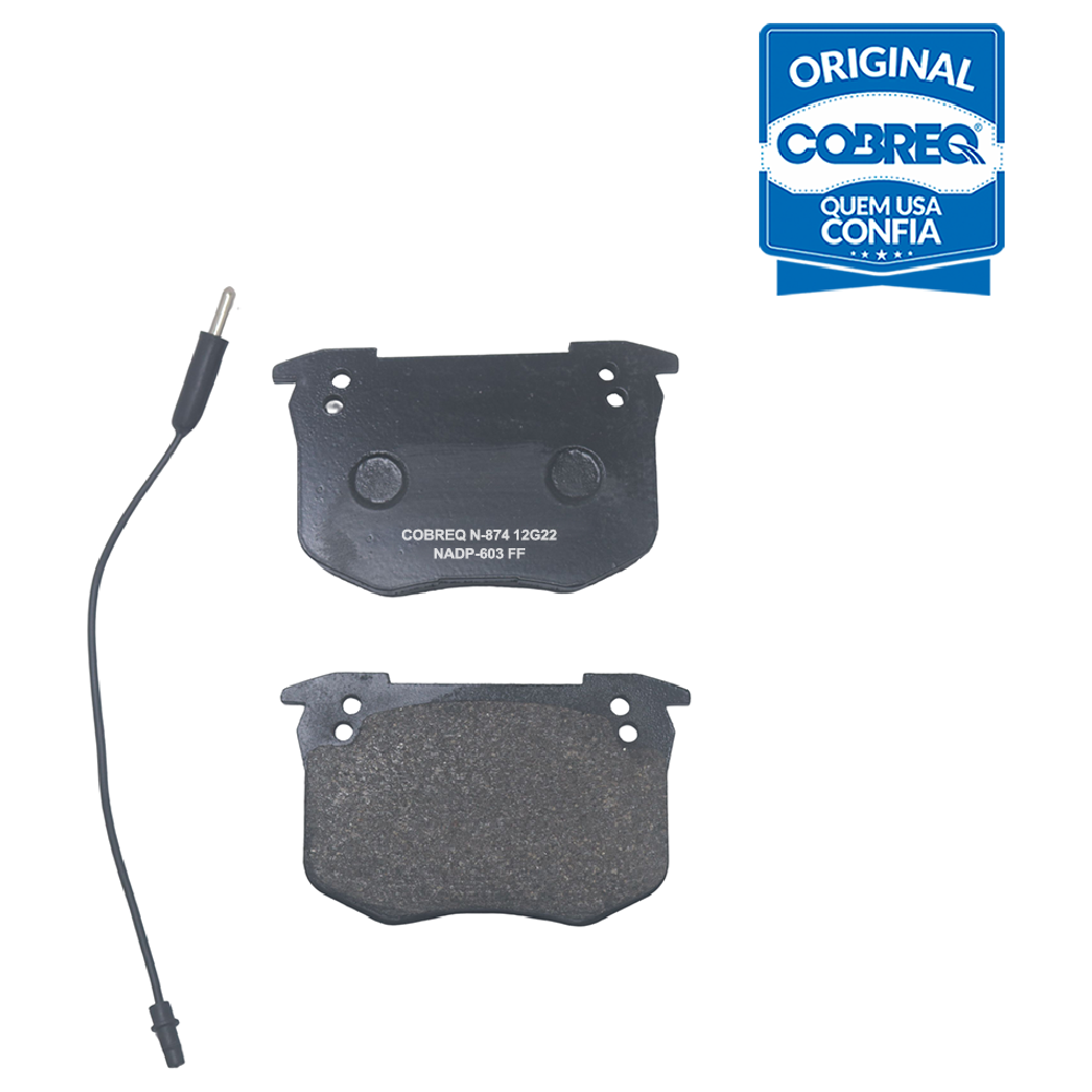 Pastilha de Freio Dianteira para Peugeot 504 - Cobreq - N-874