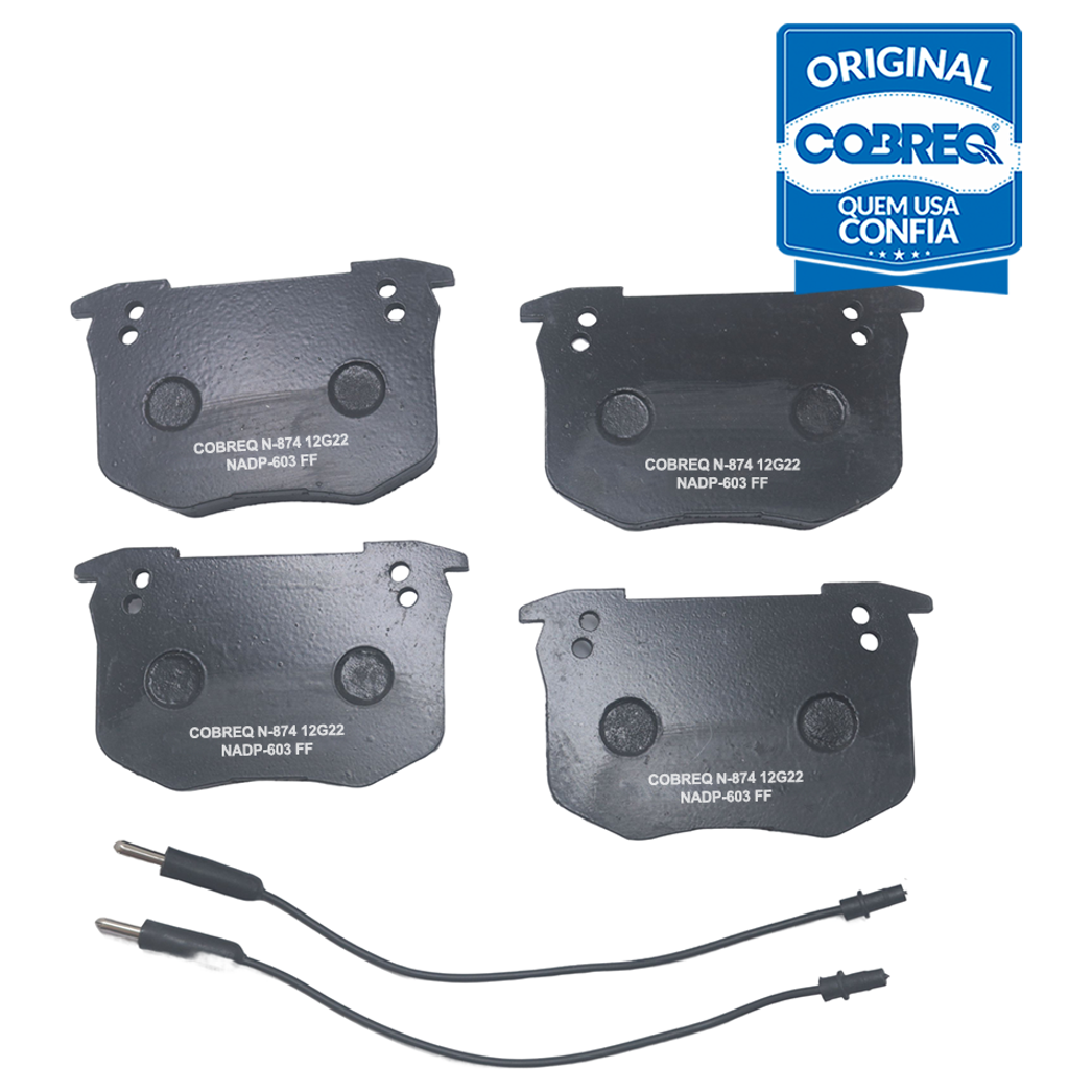 Pastilha de Freio Dianteira para Peugeot 504 - Cobreq - N-874