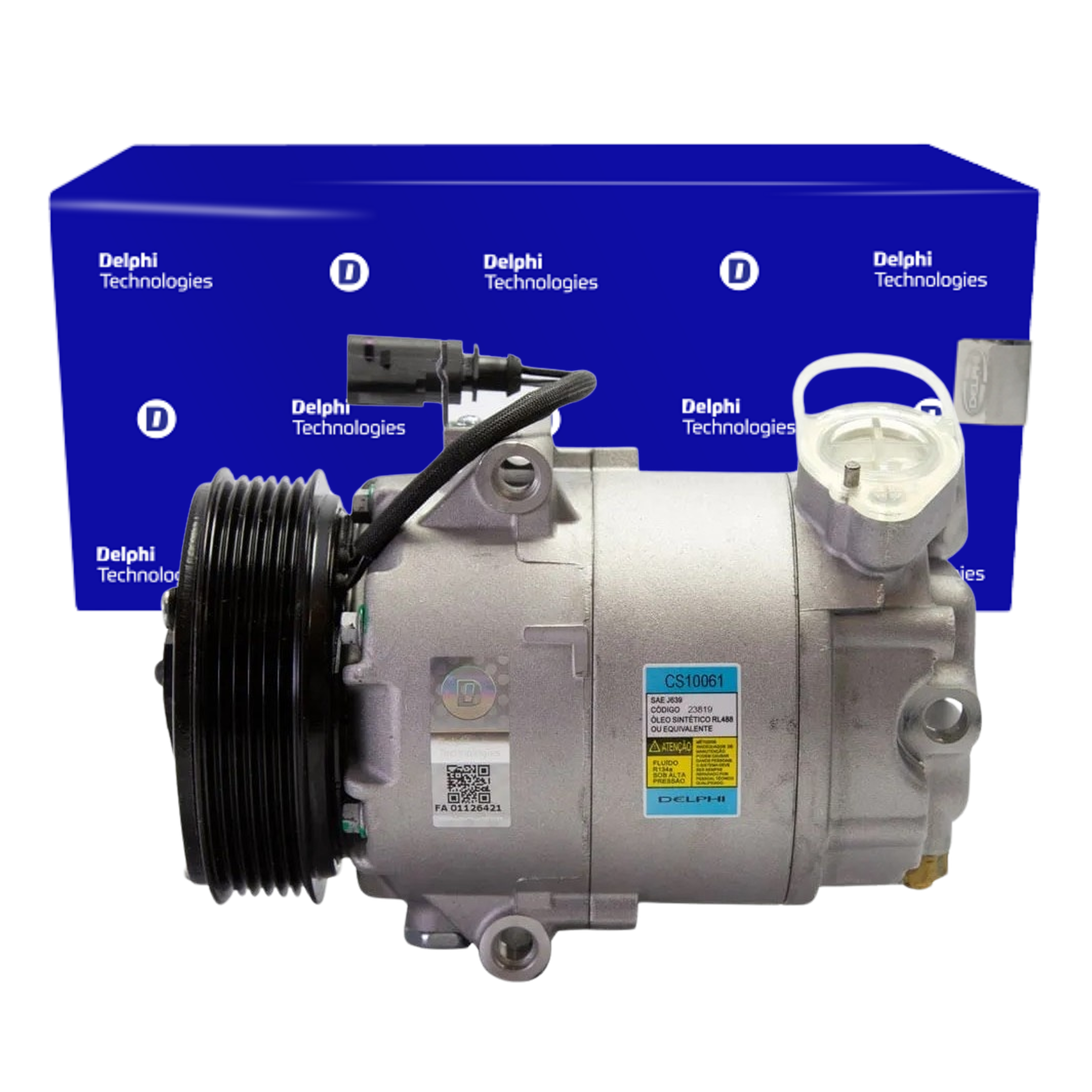 Compressor Ar Condicionado FOX 1.0 1.6 CROSSFOX POLO SPACEFOX 1.6 - Delphi - CS10061