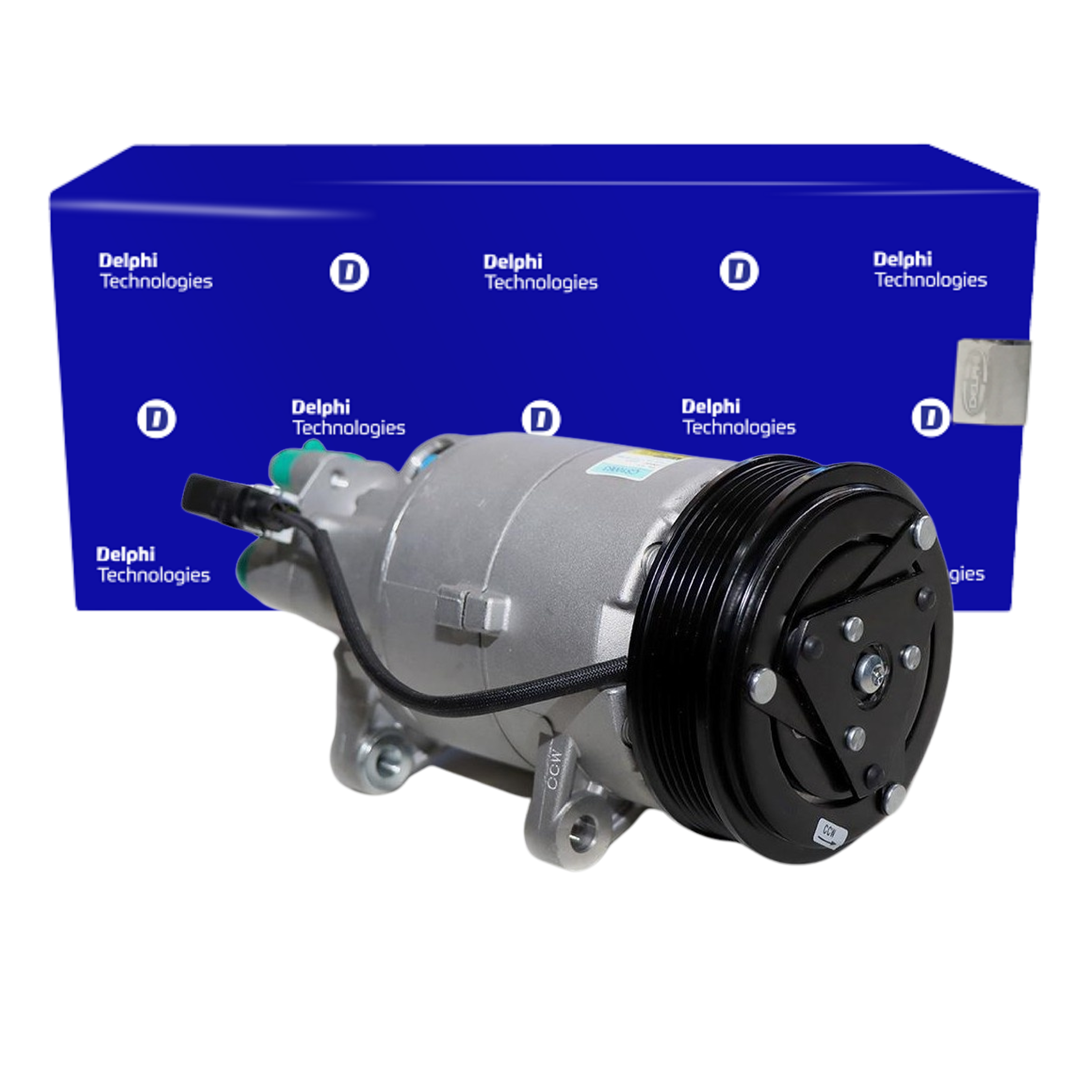 Compressor Ar Condicionado POLO TT 1.8 BORA GOLF NEW BEETLE 2.0 - Delphi - CS10063