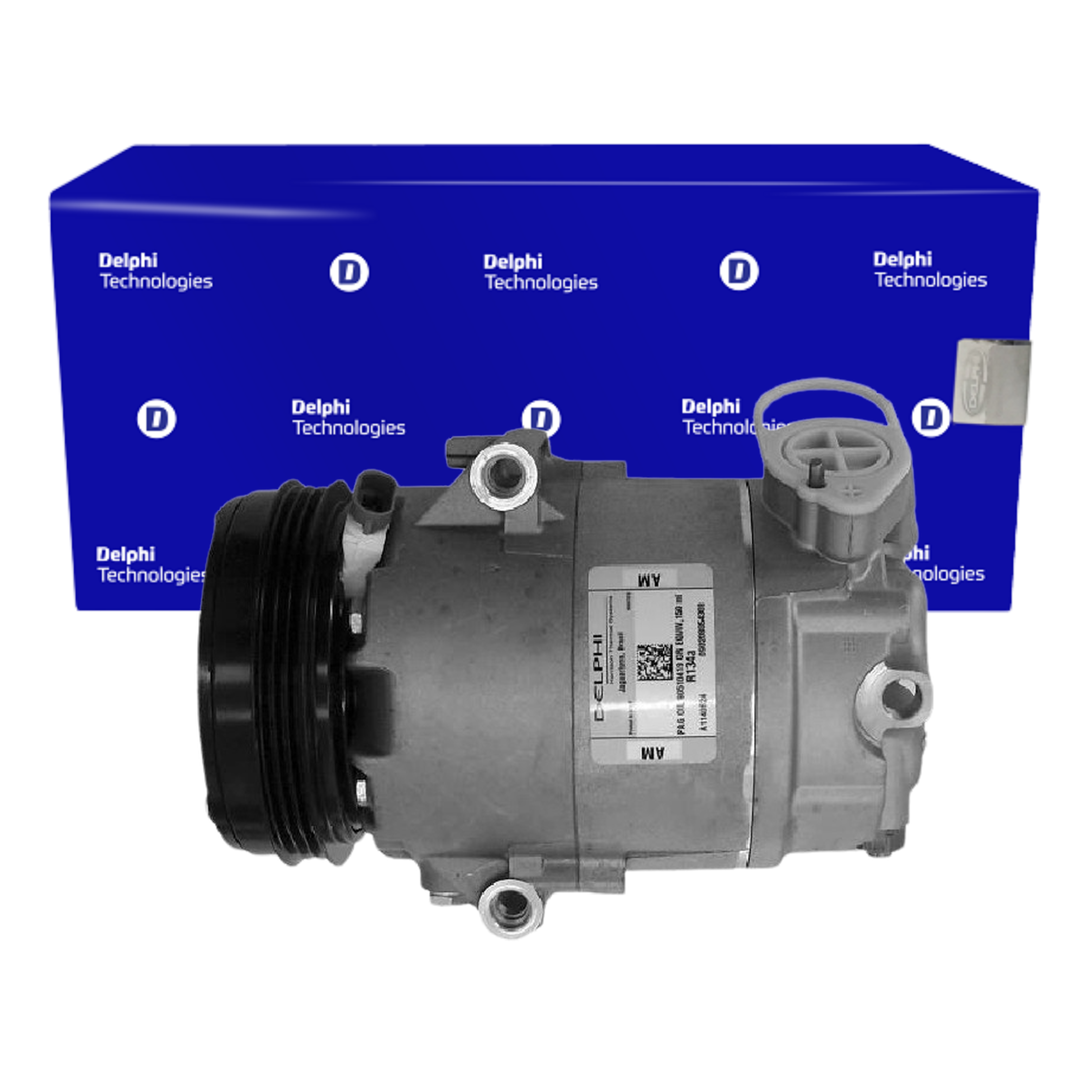 Compressor Ar Condicionado GOL VOYAGE 1.0 1.6 CROSSFOX FOX POLO SAVEIRO SPACEFOX 1.6 - Delphi - CS20053