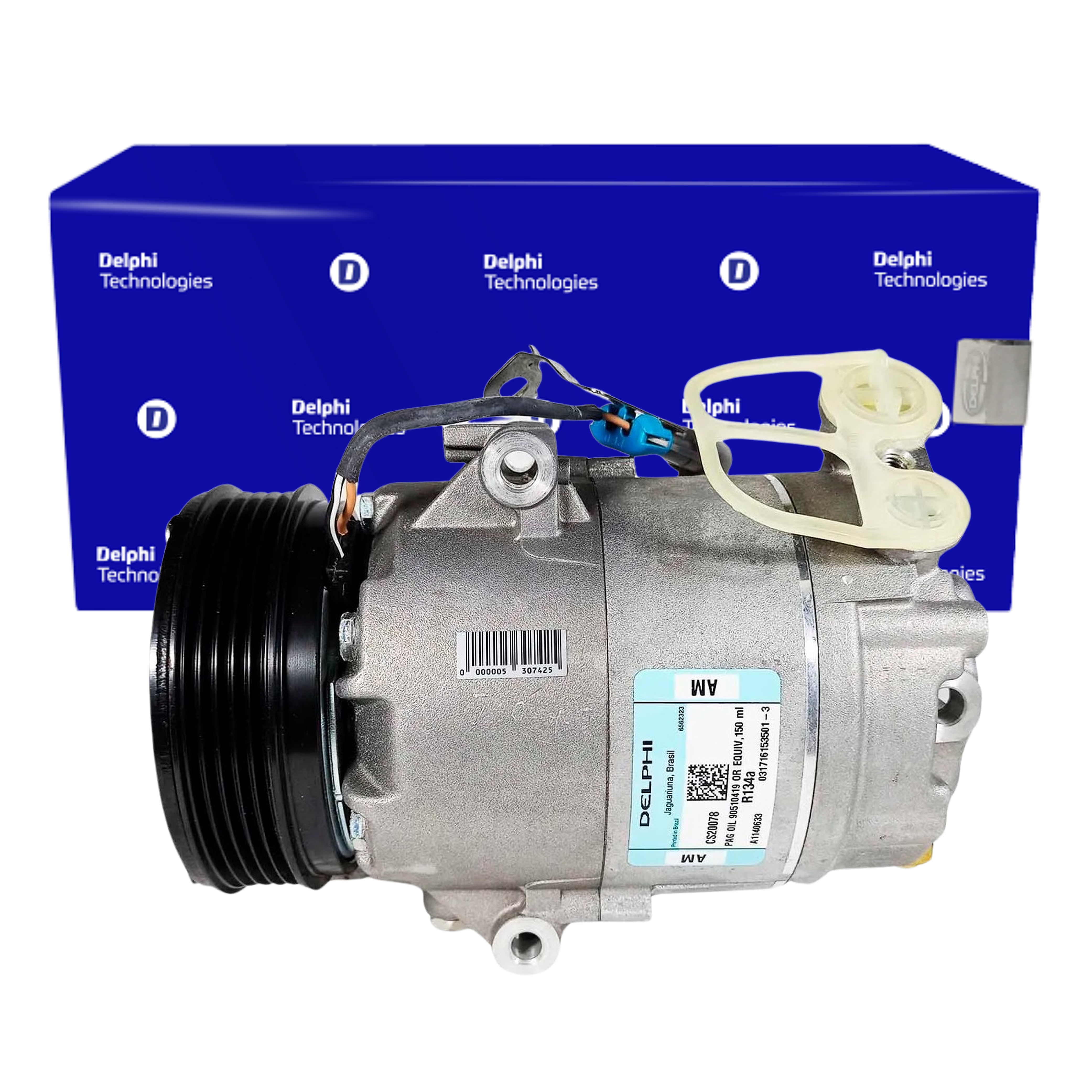 Compressor de Ar Condicionado para Chevrolet Agile e Montana - Delphi - CS20078