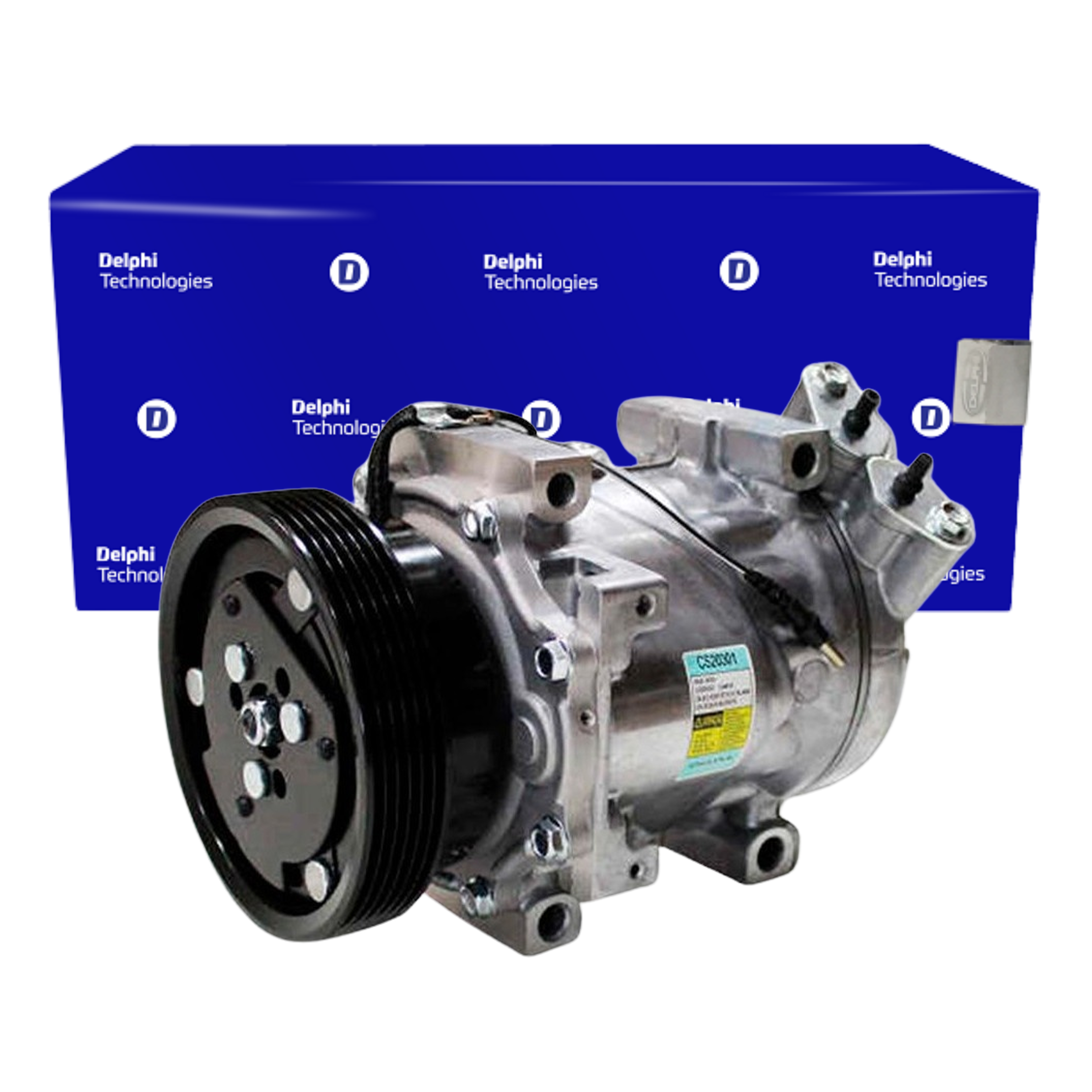 Compressor Ar Condicionado CLIO KANGOO SANDERO 1.0 1.6 DUSTER LOGAN MEGANE SCENIC 1.6 - Delphi - CS20301