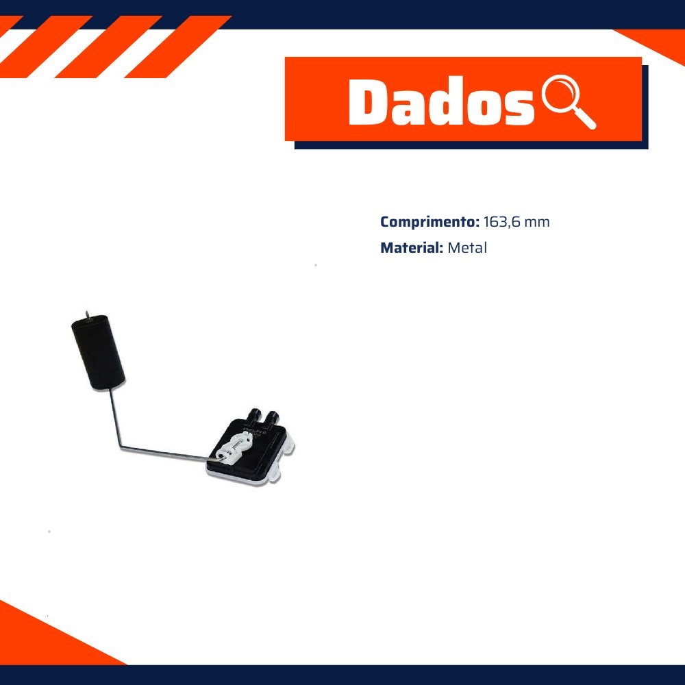 Sensor de Nível de Combustível para Fiat Doblo - Delphi - FL0309