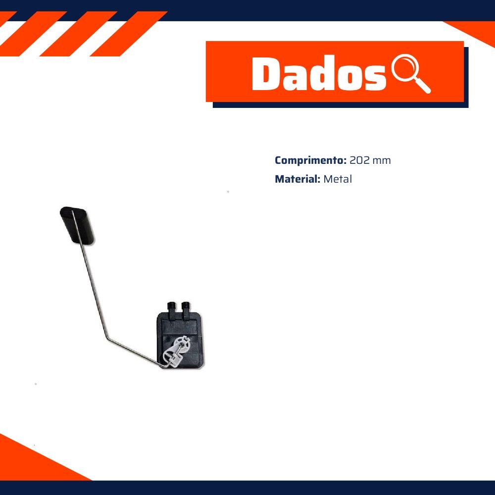 Sensor de Nível de Combustível para Chevrolet S10 - Delphi - FL0323