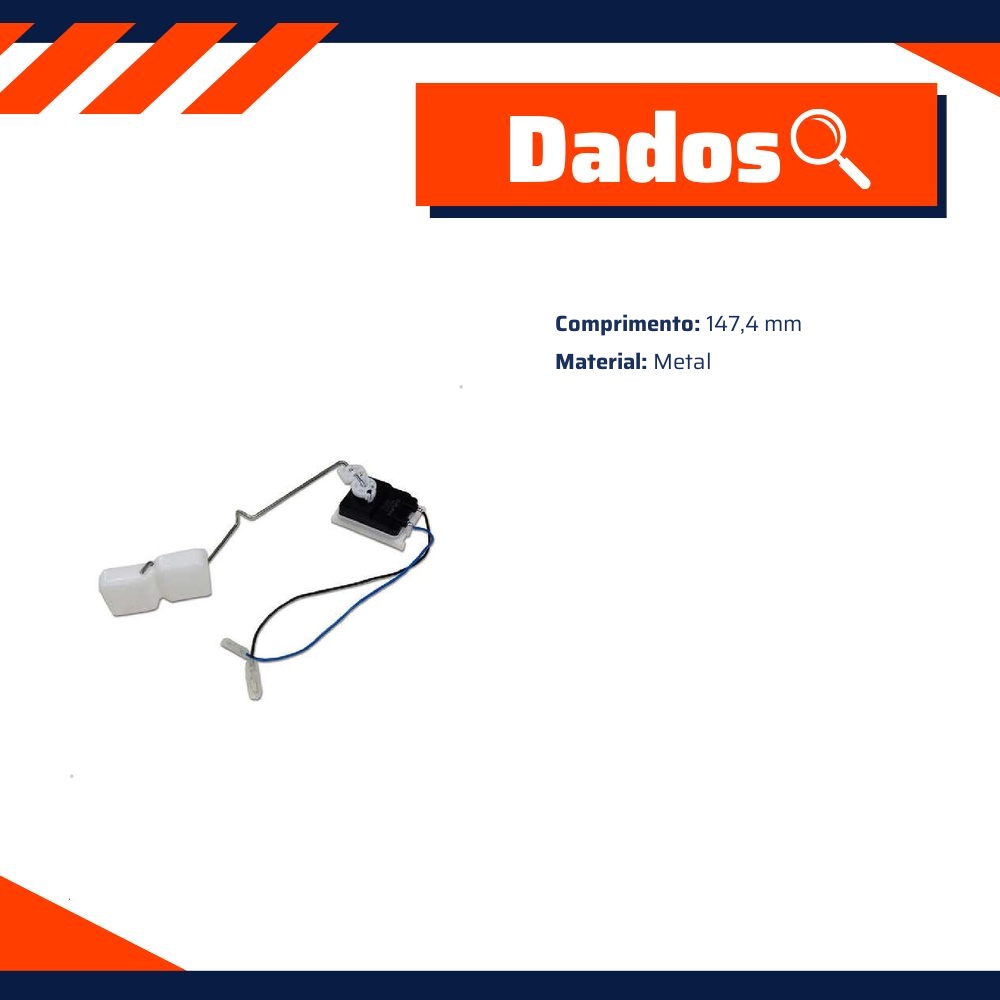 Sensor de Nível de Combustível para Fiat Palio e Siena - Delphi - FL0335