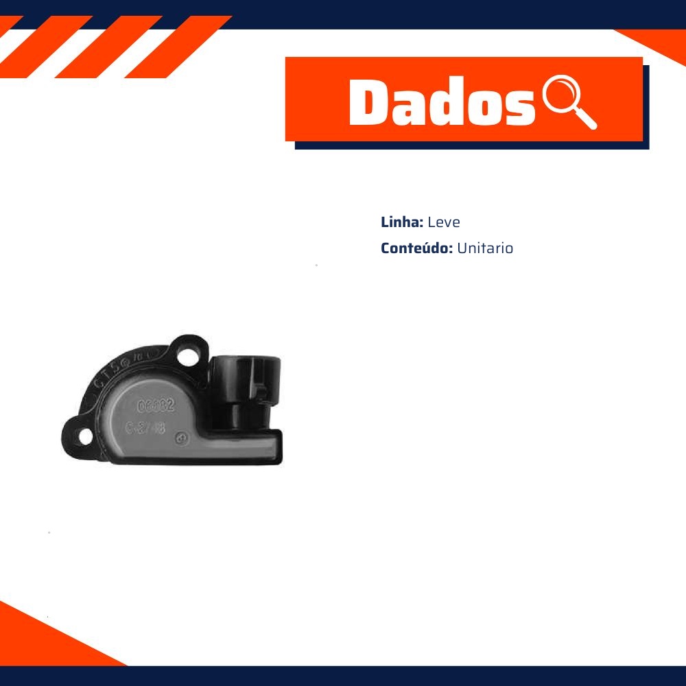 Sensor de Posição da Borboleta TPS - Delphi - ICD00122