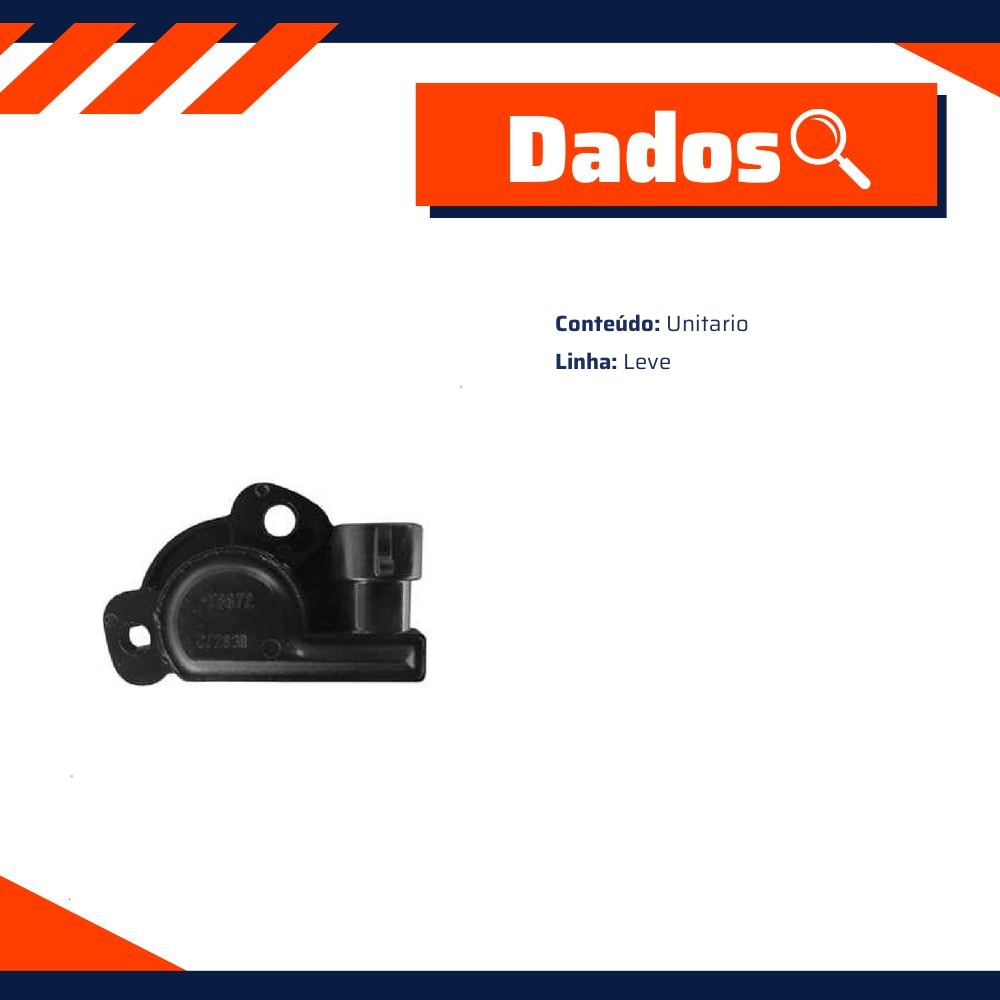 Sensor de Posição da Borboleta TPS - Delphi - ICD00123