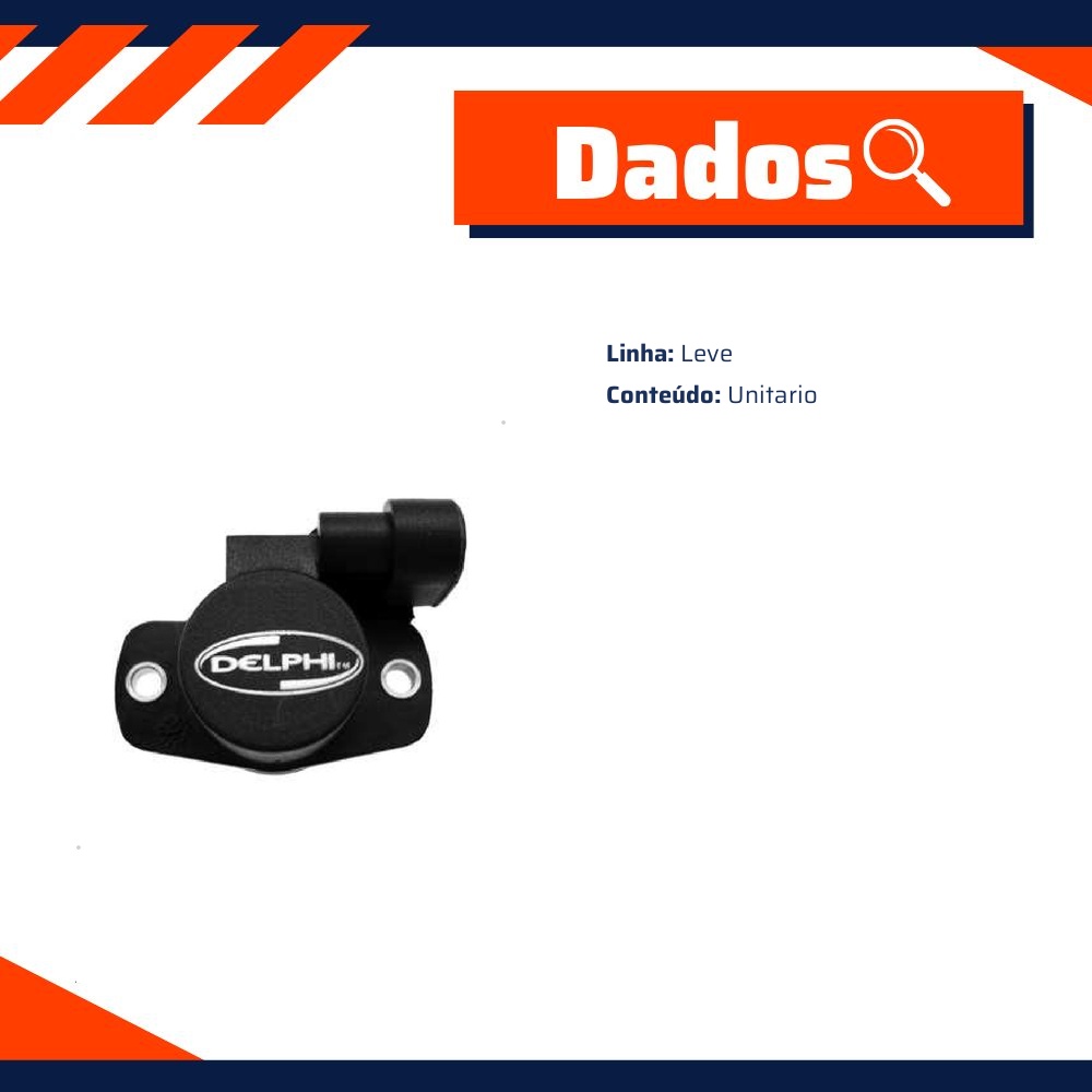Sensor de Posição da Borboleta TPS - Delphi - SS10693